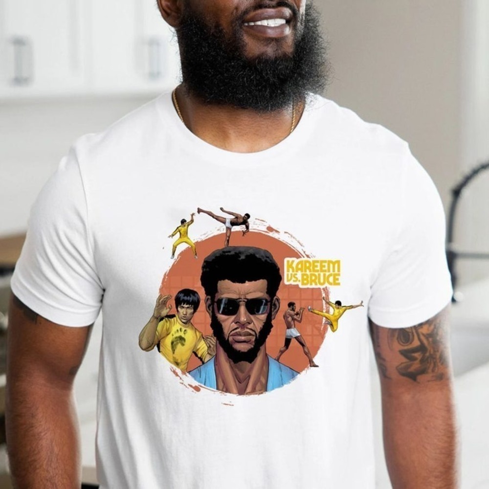 Kareem Vs Bruce Lee Shirt Kareem Abdul Jabbar Shirt Kareem Tshirt